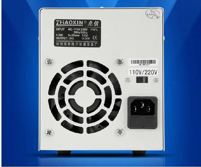 Переменная 30 в 5A DC Блок питания для лаборатории ZHAOXIN PS-305D Регулировка Цифровой Регулируемый постоянного тока питания 110 В/220 В