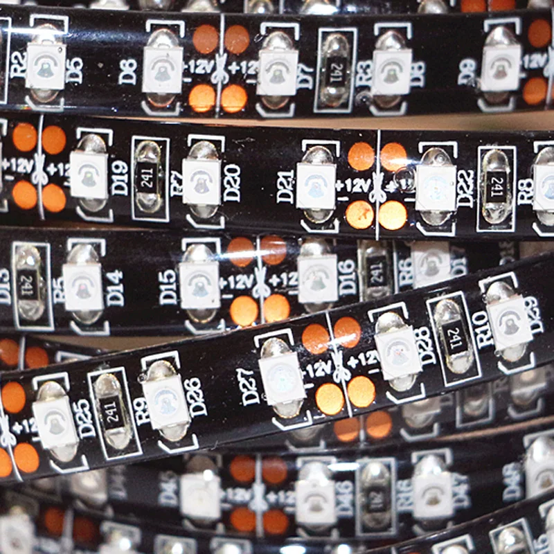 Светодиодная лента Водонепроницаемая 5 м 600 светодиодов 3528 DC 12 V/24 V Гибкая светодиодная лента для украшения дома