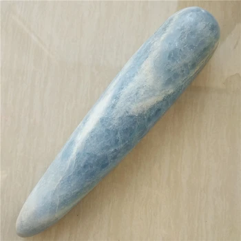 

DHX SW 14-16cm large natural crystal stone celestite massage meditation goddess wand healing yoni pleasure wand for her gift