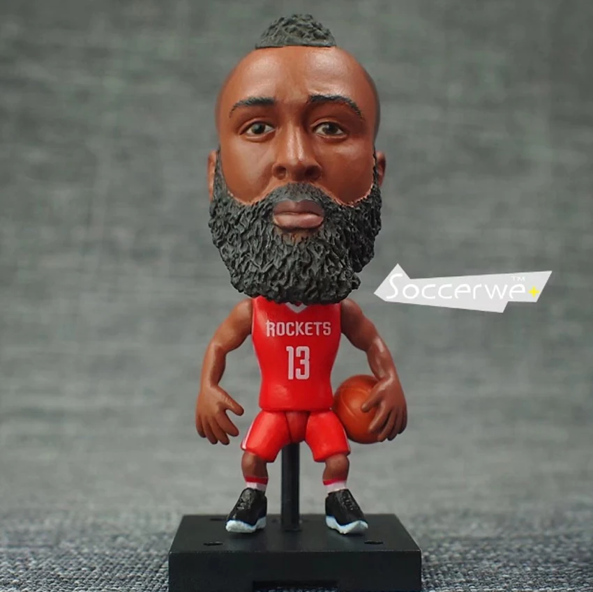 

New Soccerwe+ Basketball Player Movable Doll 13# HARDEN (Rockets + Red) 2.5" Figurine