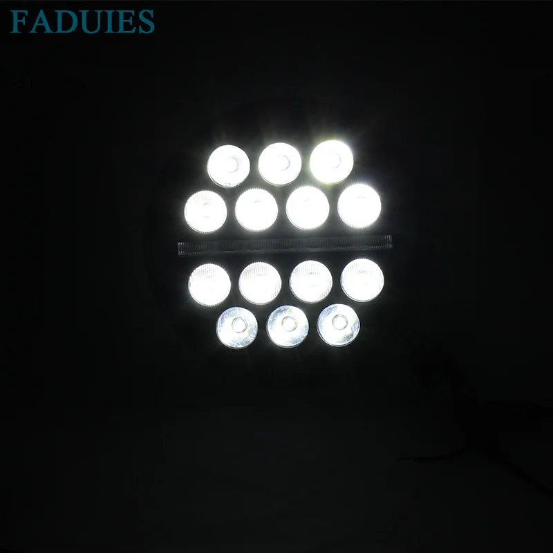 FADUIES For Harley Lights 5 34 Black LED Daymaker Headlight With DRL For Harley Sportster Iron 883 1200 Dyna Street Bob FXDB (7)