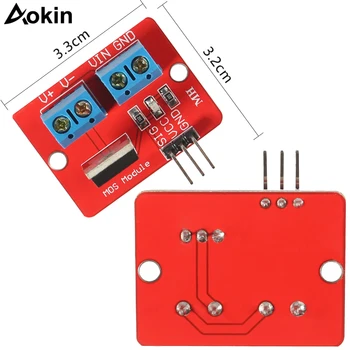 

For Arduino ARM TOP MOSFET Button IRF520 MOSFET Driver Module For Raspberry pi 0-24V Top Mosfet Button IRF520 MOS Driver Module