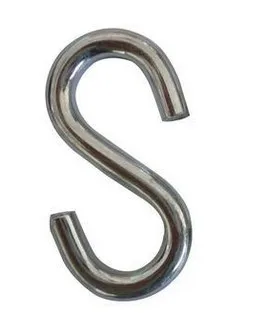 

Wholesale by 3000PCS/15KGS/Carton 3X25MM metal zinc plated galvanized carbon steel S hooks as S shaped hanger hook for hanging