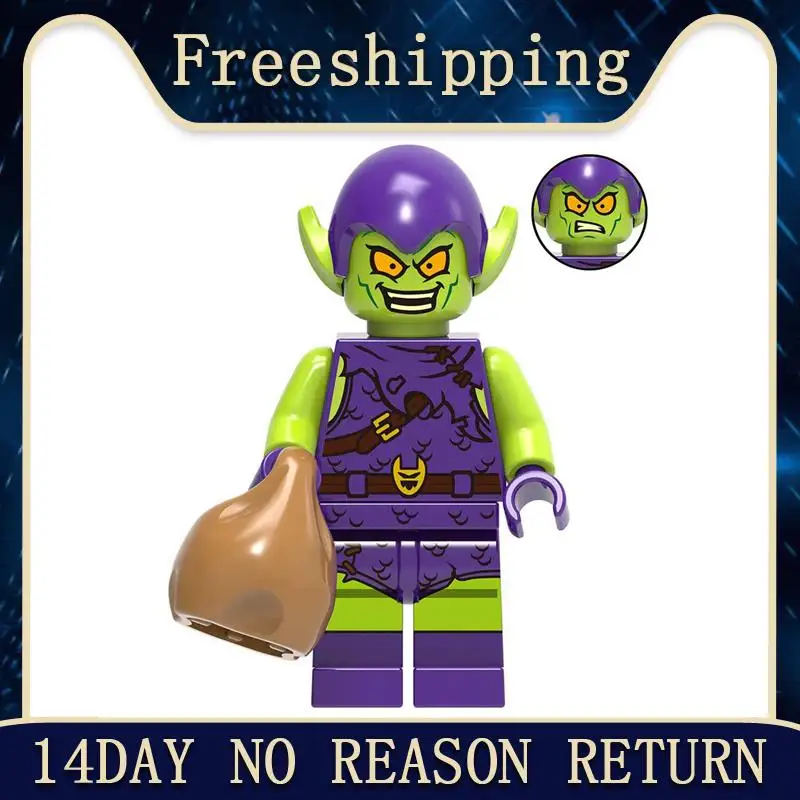 

super heroes Spider-Man Scorpion Green Goblin Kingpin Ultimate Model Building Block Action Figures For Children Gift Toys XH1142