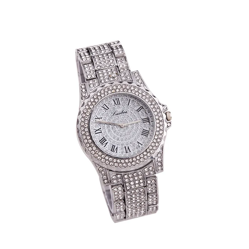 

High quality stainless steel ip golden plating watches alloy rome letters quartz wristwatches ladies best gift
