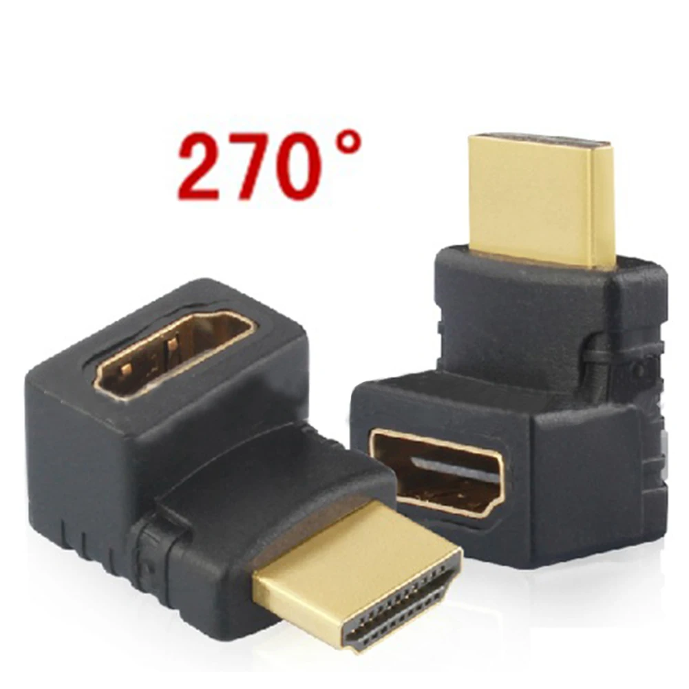 ТВ HDMI 270 градусов папа-мама 1080P 90 градусов конвертер адаптер Муфта