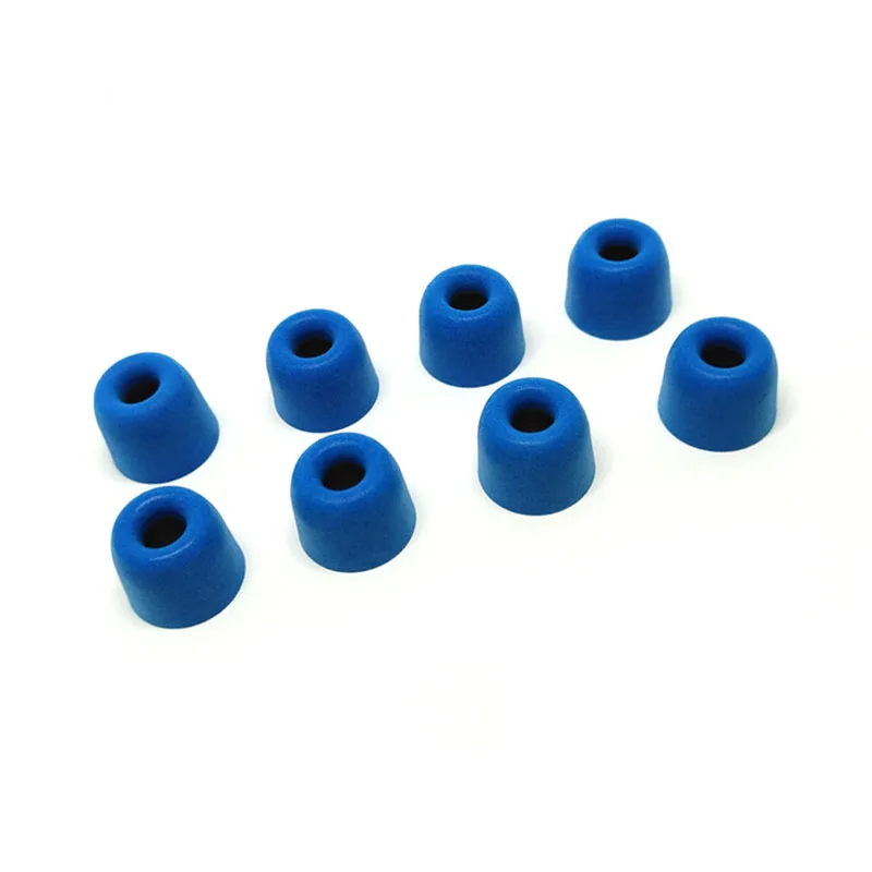 8 шт/4 пары ANJIRUI T500 13,5 мм 4,9 мм калибра амбушюры/колпачок с эффектом памяти ушные вкладыши из пенопласта для ушных наушников наконечники из губчатого хлопка - Цвет: Синий