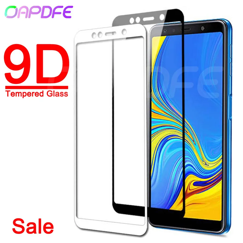 

9D Tempered Glass on the For Samsung Galaxy A7 A5 A3 2016 2017 A6 A8 Plus A9 2018 Screen Protector Protective Glass Film Case