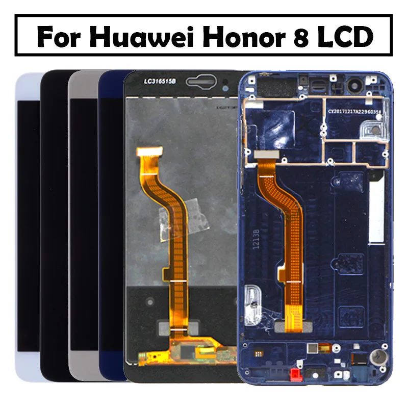 

Huawei Honor 8 LCD Display Touch Screen Digitizer Honor8 For Huawei Honor 8 LCD With Frame FRD-L19 L09 L14 Screen Replacement