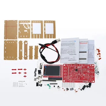 

138 2.4" TFT Handheld Pocket-size Digital Oscilloscope Kit DIY Parts for Oscilloscope Electronic Learning Set