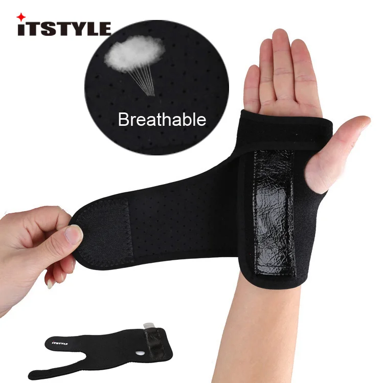 ITSTYLE Wrist Support Bandage Removable Hand Brace Finger Splint Carpal