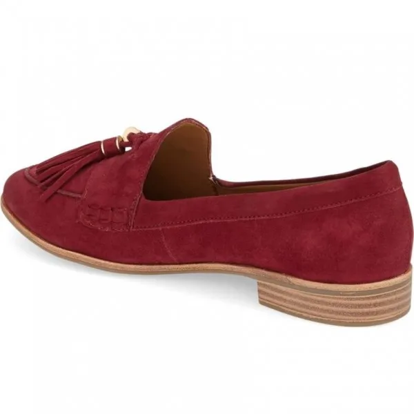maroon_tassel_suede_shoes_round_toe_loafers_for_women_1_