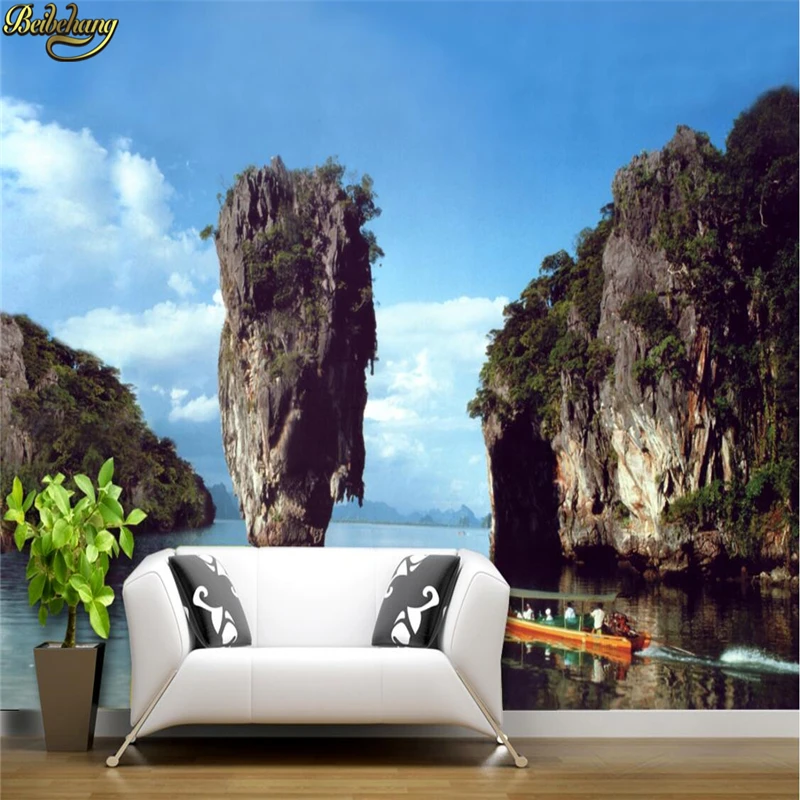 Beibehang Custom Photo Wallpaper Phang Nga Bay Qingshan Xiushui