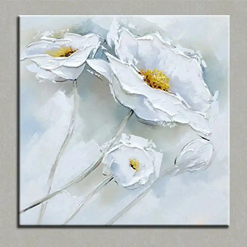 Lamplig Flowers Oil  Paintings  on Canvas Large Floral 