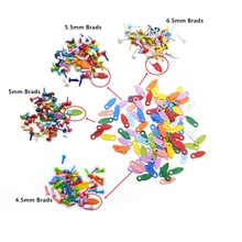 50 шт Brads и 50 шт вращающихся кнопок Brads DIY ремесленные принадлежности фоторамка замки скрапбукинг украшения застежка Brads Новые