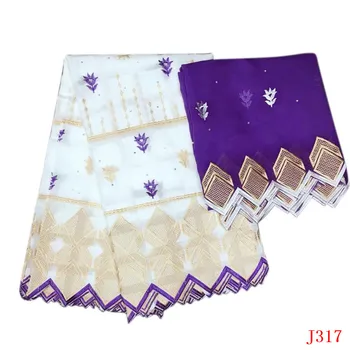 

2019 Best Selling Swiss Voile Lace Latest Design Bazin Lace Fabric With Stones African Cotton Lace Fabric For Party DressHA317-1