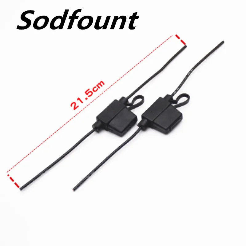 

1pcs 2mm² 14AWG Waterproof car insert with wire fuse holder fuse box