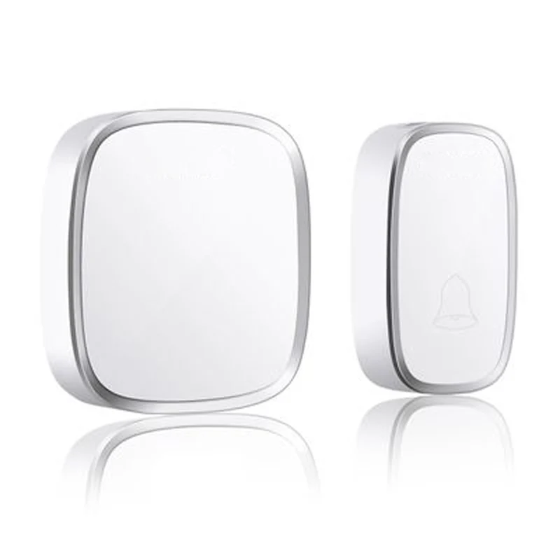 New White EU Plug Wireless Doorbell Waterproof Smart 36 Melody Led Ring Door Bell AC220V 1 Push Doorbells Button +1 Receiver New White EU Plug Wireless Doorbell Waterproof Smart 36 Melody Led Ring Door Bell AC220V 1 Push Doorbells Button +1 Receiver