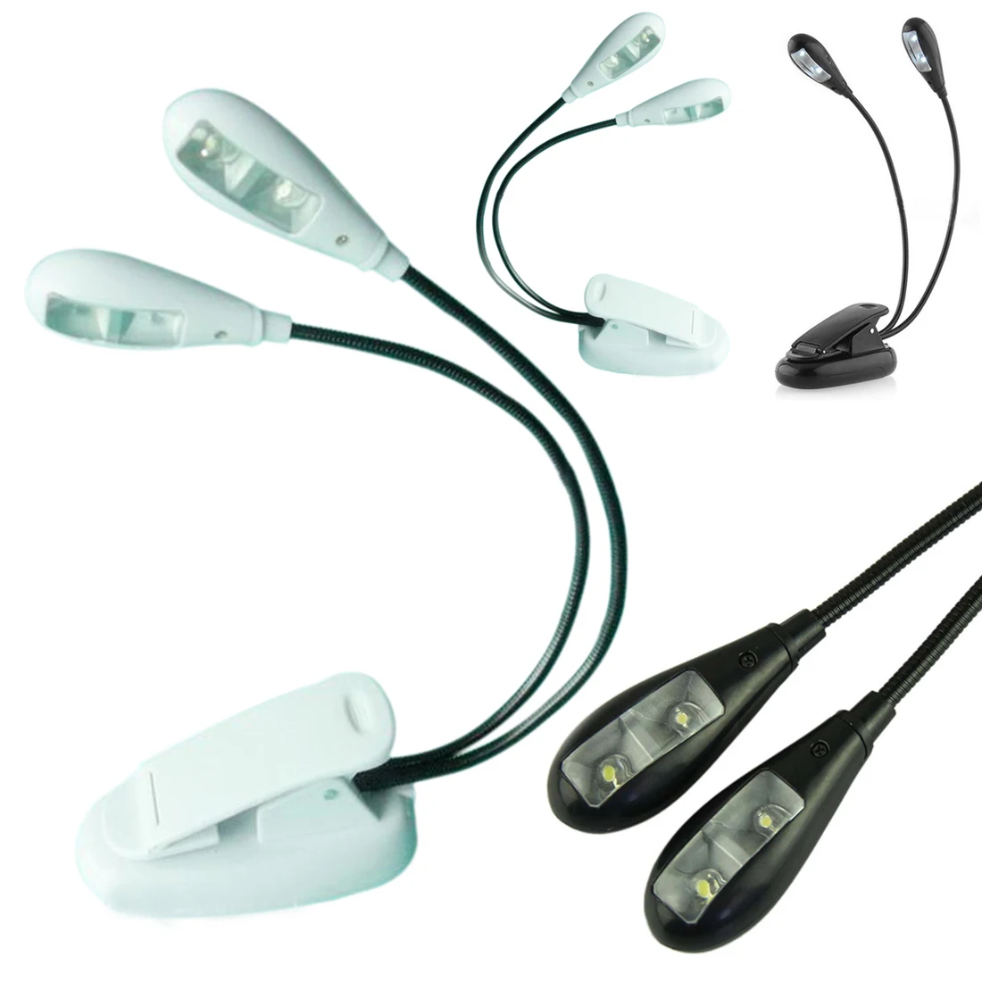 flexible usb light mini portable led book reading light usb c reading light
