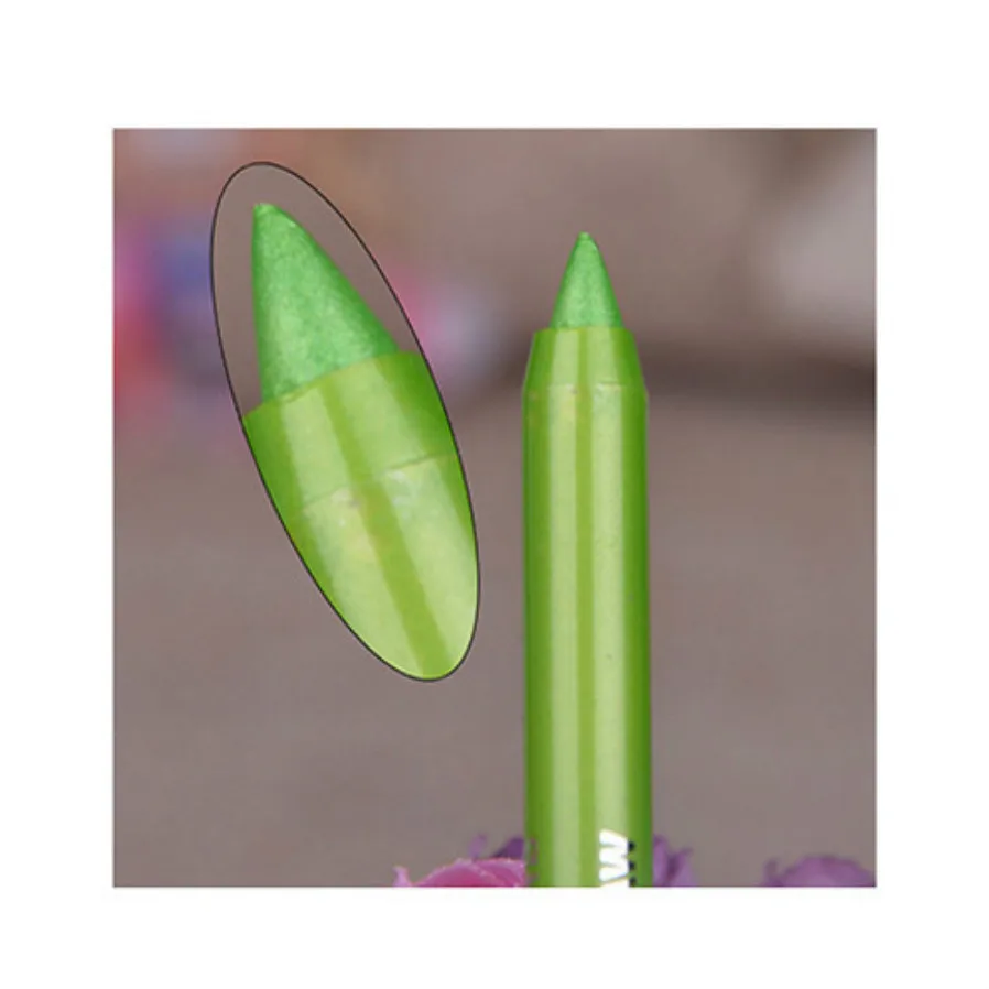 

1Pcs SELL Charming Women Longlasting Waterproof Eye Liner Pencil Pigment Light Green Color Eyeliner Cosmetic Makeup Beauty Tools