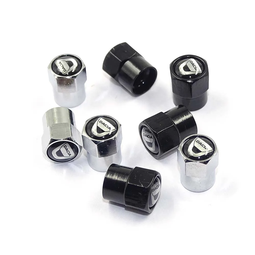 

Car Wheel Tire Valve Stems Caps For Dacia Logo For Renault Dacia 1310Clio Captur Koleos Logan Duster Megane