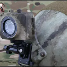 Страйкбол Охота Trail камера тактический мини видео фото рекордер W/lcd для шлема A-Tacs EM8847AT