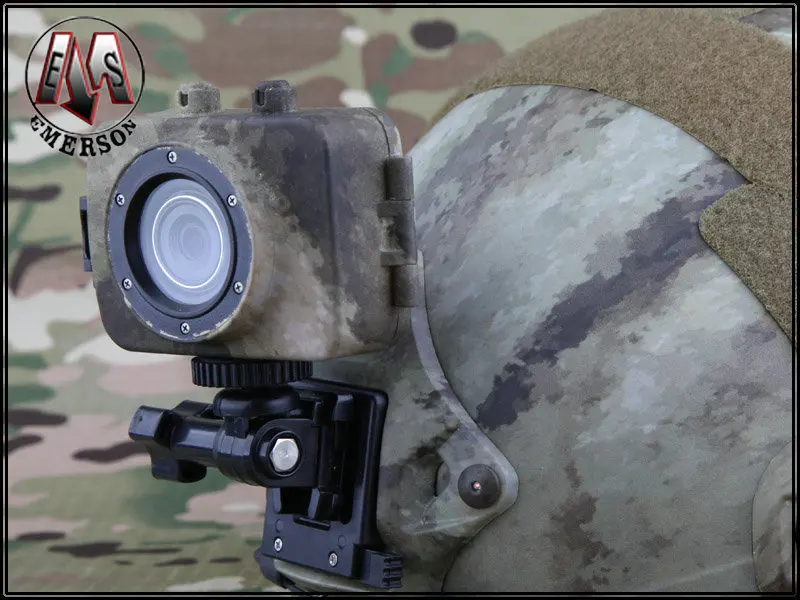 

Airsoft Hunting Trail Camera Tactical MINI Video Photo Recorder W/LCD for Helmet A-Tacs EM8847AT