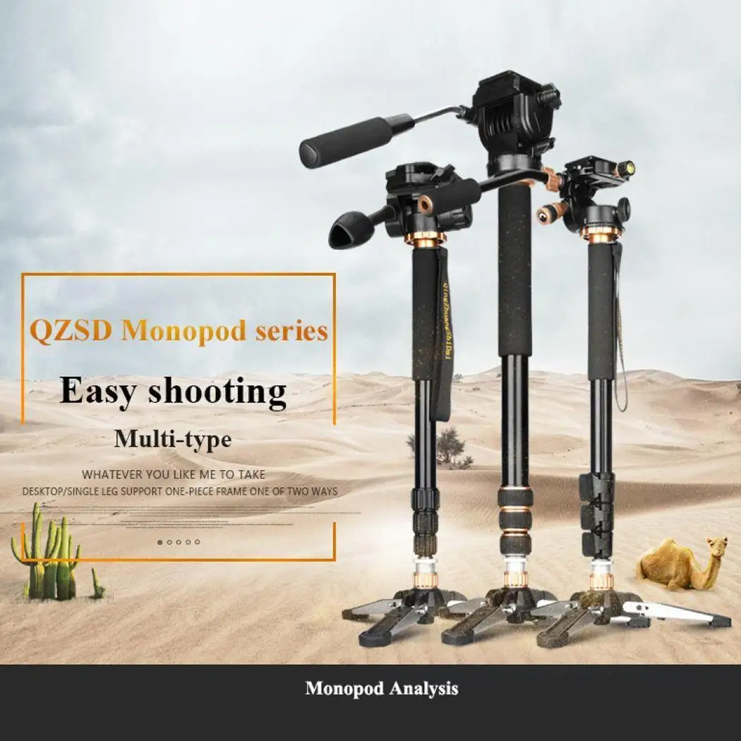 

Portable Photography Camera Monopod Tripod With Three-Legged Supporting Stand