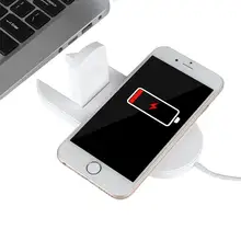 10 Вт Qi Беспроводное зарядное устройство для iwatch 4 3 2 1 быстрая зарядка зарядное устройство подставка Док-станция для iPhone 8 X XS Max XR Pad для Apple Watch