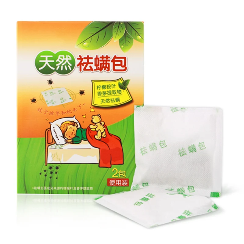

2 Pcs/ Box Naturally Acarid Removal Mite Killer Pack for Household Using -Drop