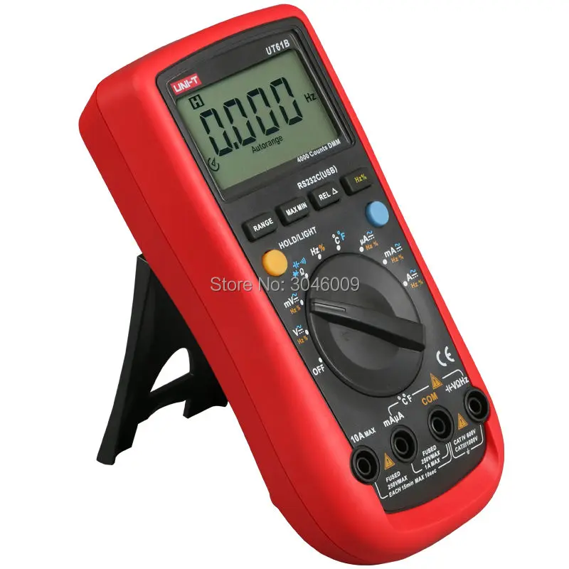 Beste UNI T UT61A UT61B UT61C UT61D UT61E True Rms Digitale Multimeter Analoge Bar Grote Capaciteit Meting Automatische Uitschakeling