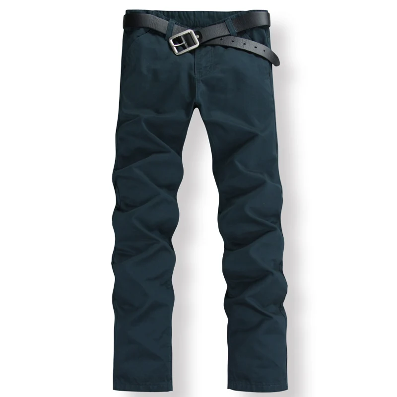 Casual Pants For men Spring fashion cotton Solid Men Trousers men's