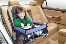 Children Toddlers Car Safety Belt Travel Play Tray waterproof Table Baby Car Seat Cover Harness Buggy Pushchair Snack TV Laptray