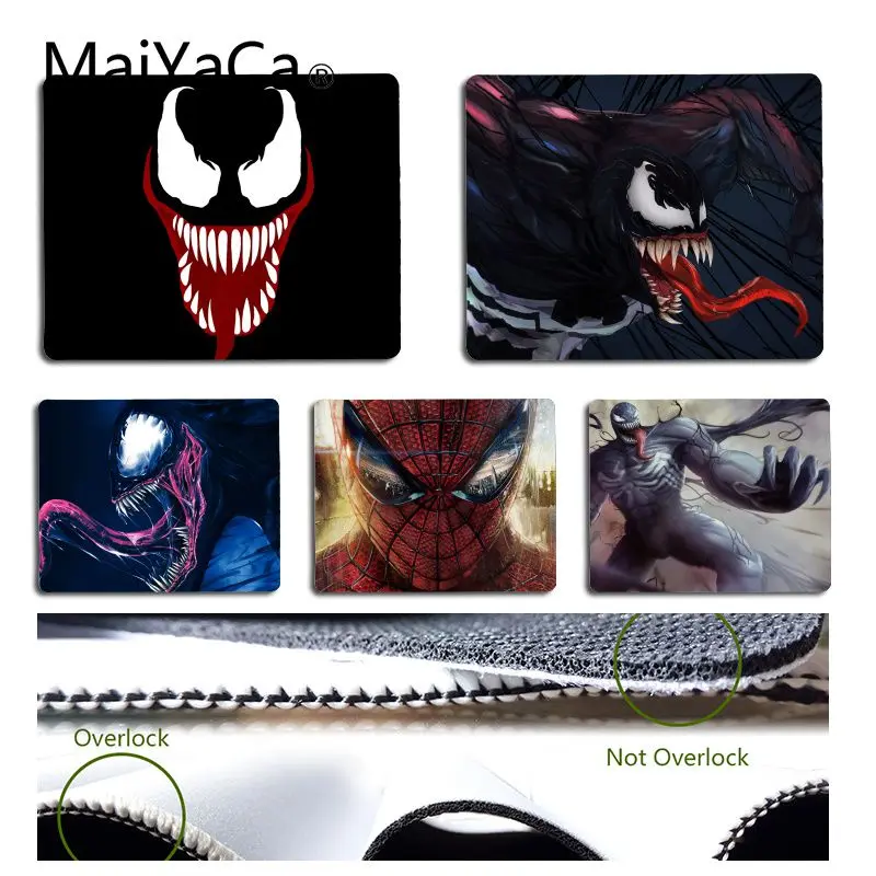 

MaiYaCa venom marvel movie Durable Rubber Mouse Mat Pad Size for 18x22cm 25x29cm Small Mousepad