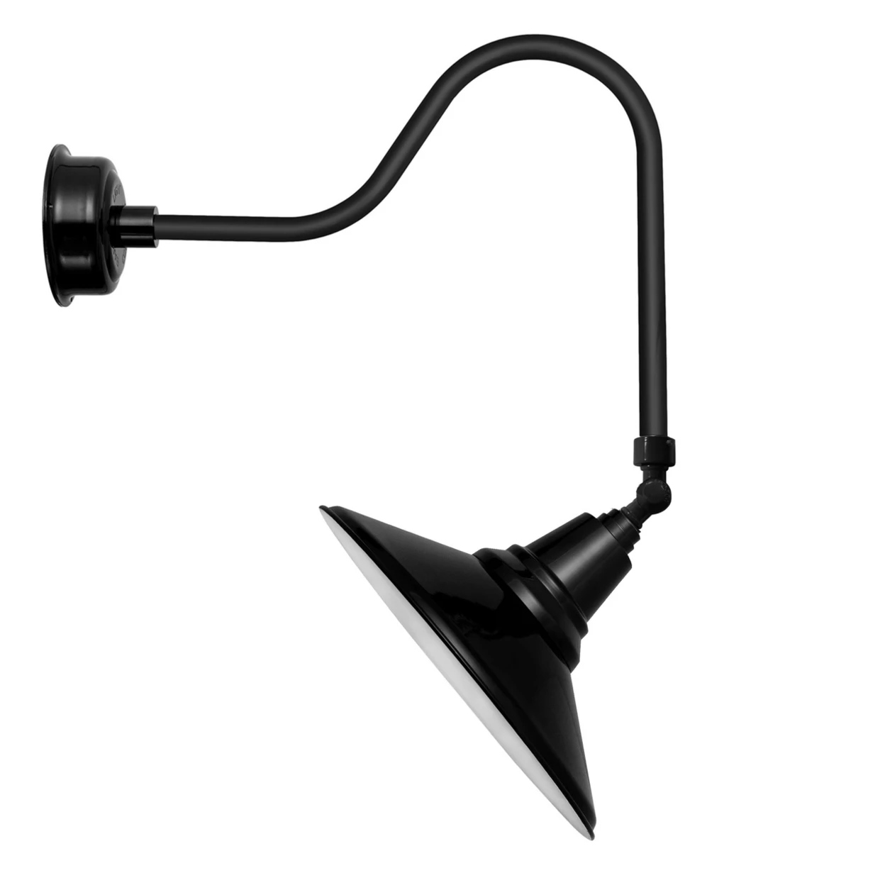 14 Calla LED Sign Light with Sleek Arm in Black