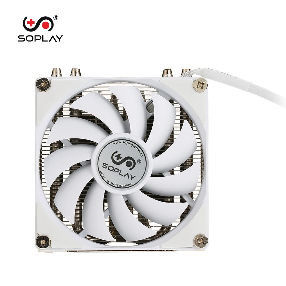 

SOPLAY CPU Cooler 4 Heatpipes 4pin 9.2cm PWM Fan PC Computer for AMD All Series Intel LGA 115X CPU Cooling Radiator Fan