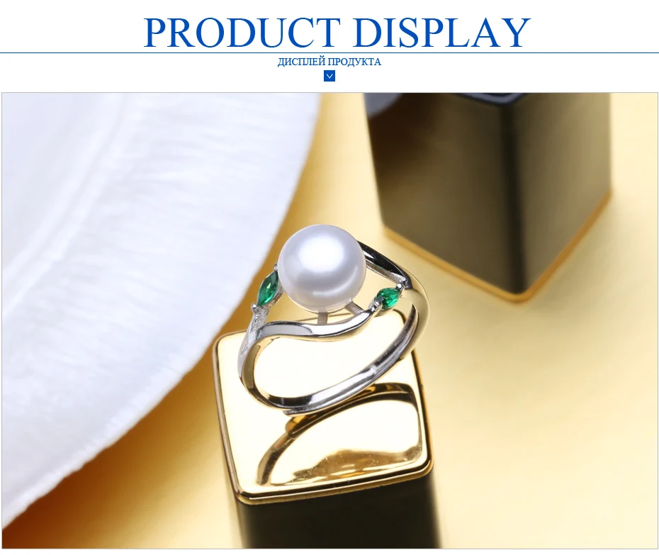 FENASY 925 пробы Серебряное кольцо пресноводный жемчуг Симпатичные кольцо из натурального жемчуга, кольца для Для женщин свадебные Новые