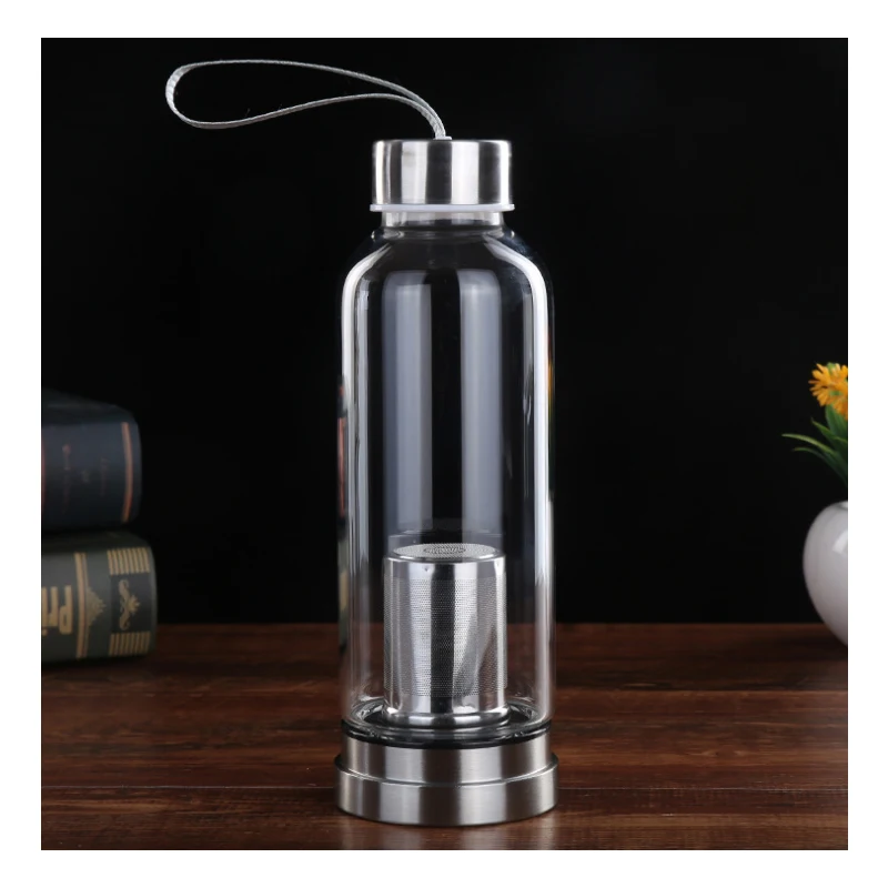 RSCHEF Одиночная бутылка для воды уличная изоляционная стеклянная бутылка для путешествий