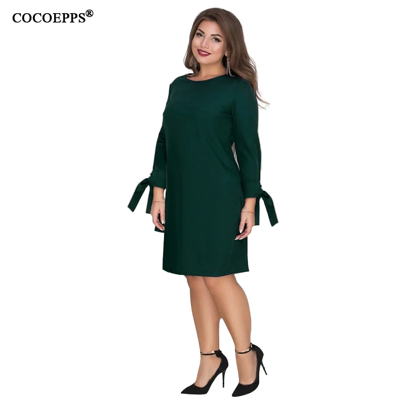 COCOEPPS, летнее женское платье, 6XL, большой размер, vestidos, платье для офиса, леди, элегантное, плюс, большой размер, женская одежда, бодикон, Повседневное платье - Цвет: ZBD2162-lv