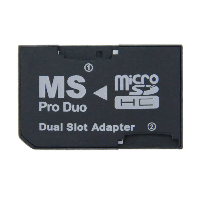 

High Quality Dual Micro SD TF to Memory Stick MS Pro Duo Adapter CR-5400 CR5400