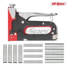 Привет-Спец 2 в 1 гвоздь штапельный пистолет сверхмощный мебельный степлер для деревянной двери обивка обрамление заклепки пистолет набор заклепок инструмент ST40114