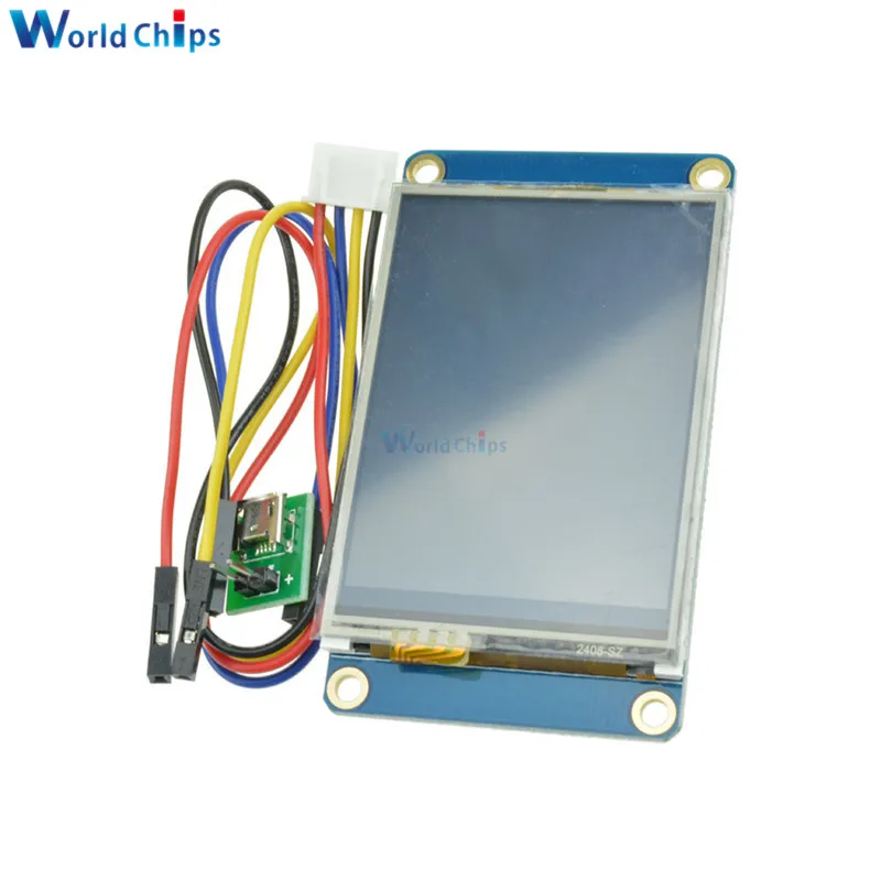 2,4 дюймов 2," TFT 320x240 SPI TFT lcd модуль последовательного порта ILI9341 сенсорный экран резистивный сенсорный экран USART UART HMI