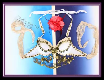 

Tribal belly dance bra BI138