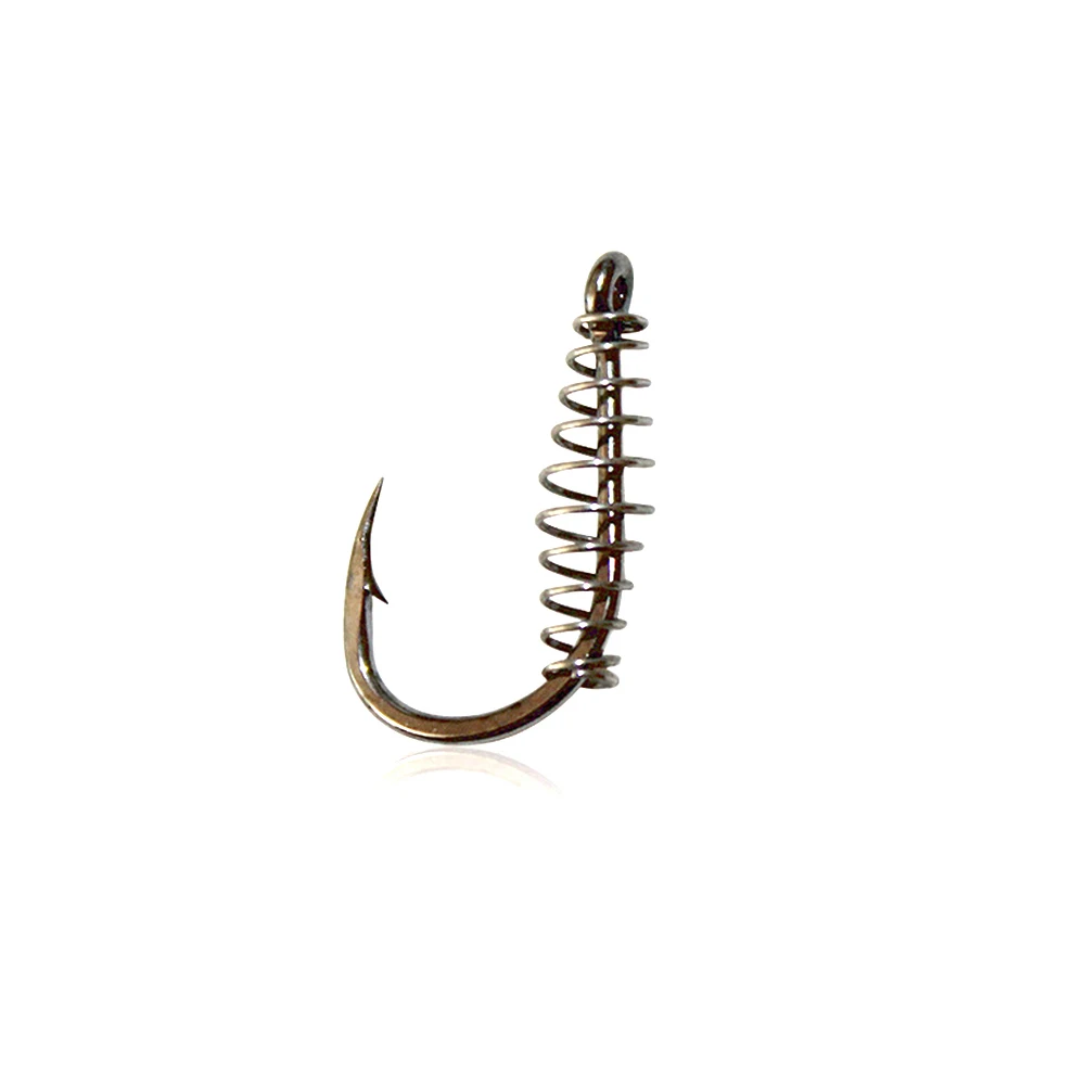 Peche 10pcs/lot Spring Fishing Hooks Stainless Steel Barbed Swivel Explosion Hooks Jig for Carp Fly Fishing Pesca Fishhooks Peche 10pcs/lot Spring Fishing Hooks Stainless Steel Barbed Swivel Explosion Hooks Jig for Carp Fly Fishing Pesca Fishhooks
