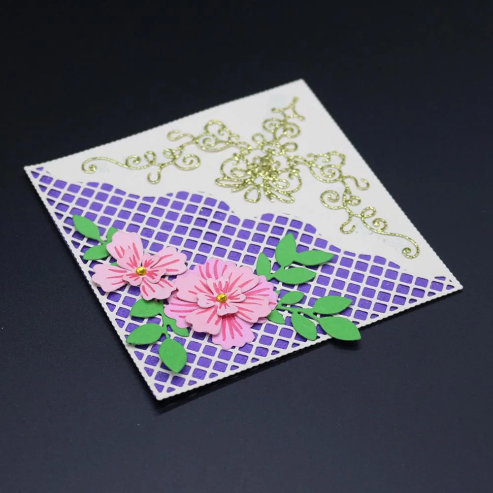 

DIY Embossing Cutting Dies Tool Mould Grid Square Frame For Scrapbooking Photo Album TB Sale