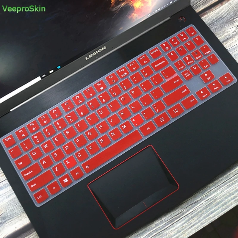 Силиконовый защитный чехол-клавиатура для 15,6 ''lenovo Legion Y720 Y540 Y530 Y520 R720 Y7000(15'') Y730 Y740(17 ''