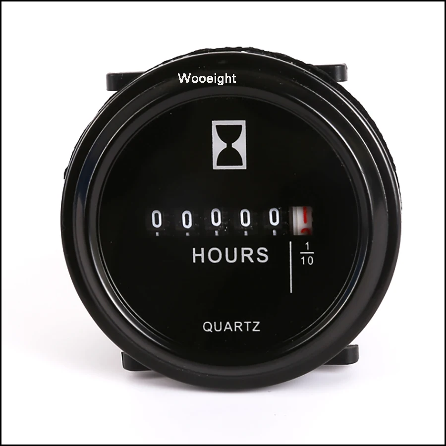 

Wooeight New Digital Hour Meter Time Counter Quartz Timer Hourmeter Direct Auto Parts Timer DC 12V 24V