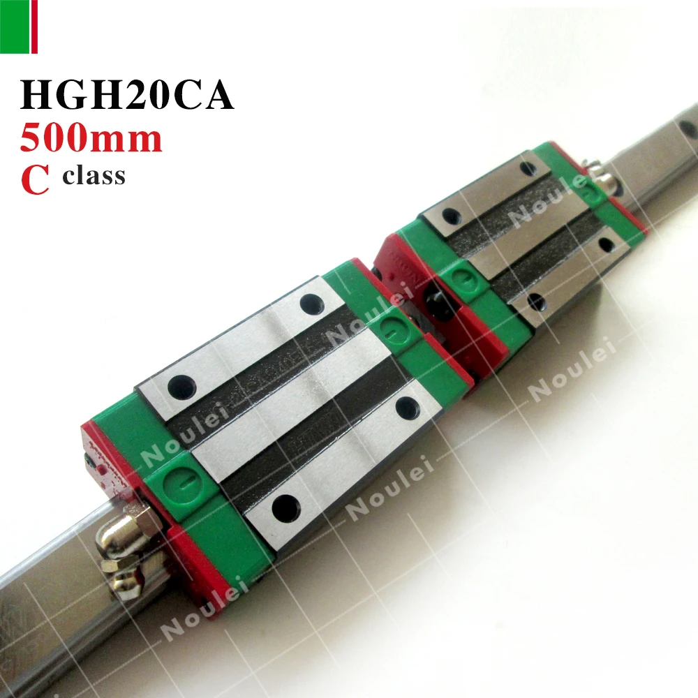 

HIWIN HGH20CA linear slider with 500mm guide rail HGR20 of cnc set High efficiency HGH20