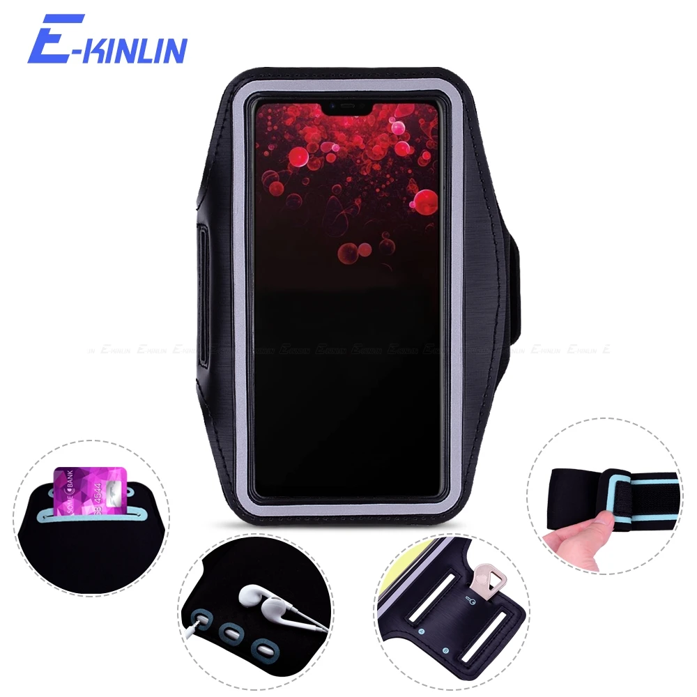 

Outdoor Arm Band Cover Case For Oppo F3 F5 F7 Youth Lite F1s F1 Plus Find X F11 F9 Pro Sport Running Gym Phone holder Bag Pouch