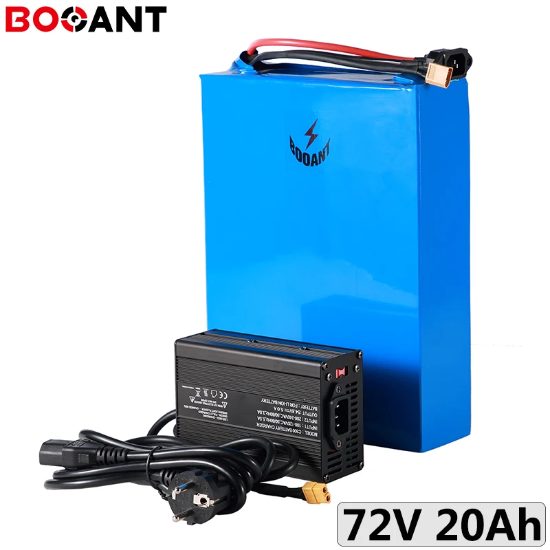 

72V 20Ah electric mountain bike battery for 32650 cell 20S 72V ebike lithium battery for Brushless Motor 800W 1000W 1500W
